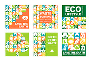 Zero Waste Mosaic Design Pack, a Background Graphic by Lettering_Logo (Thumbnail 5 of 7)