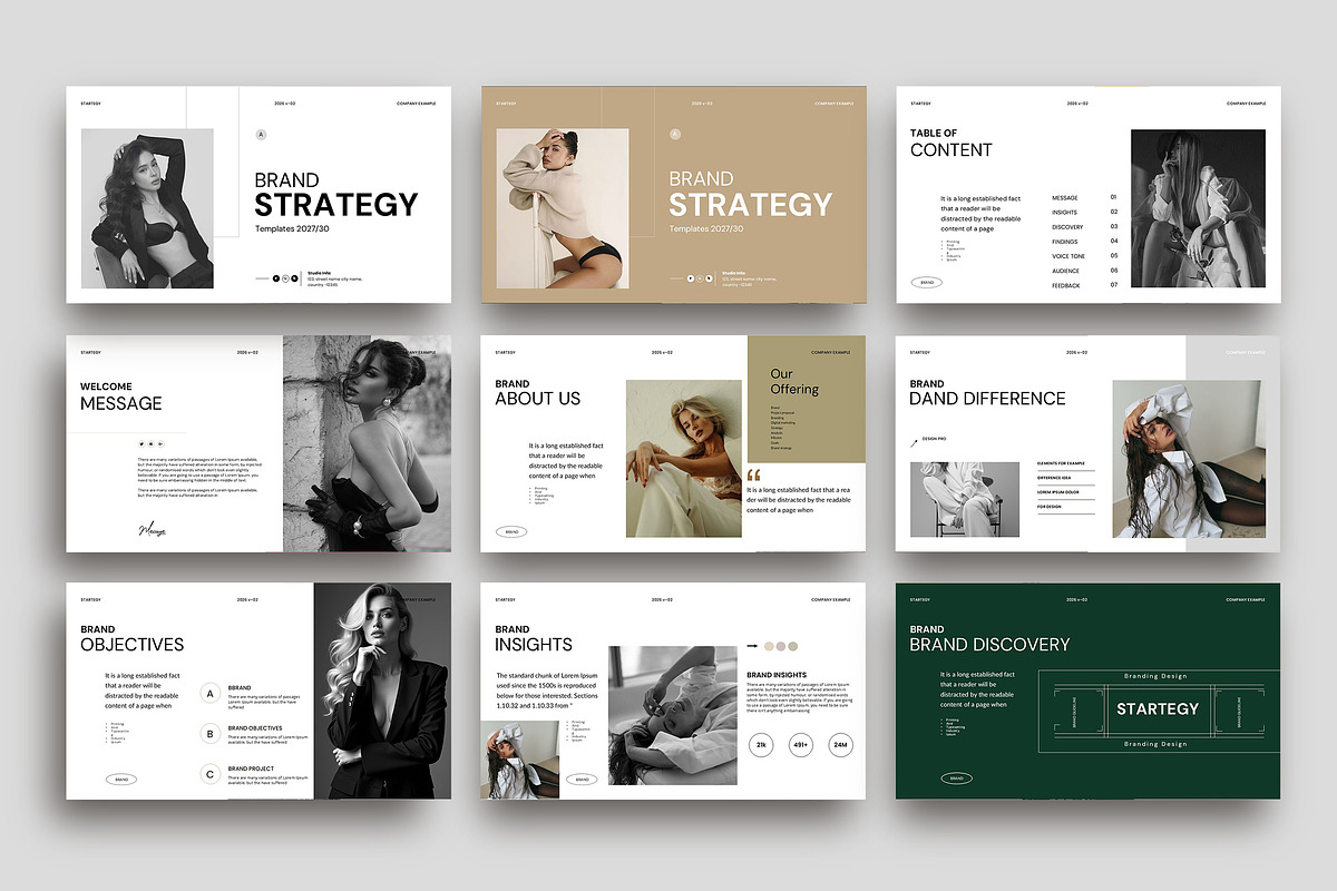 Brand Strategy Presentation Template preview 2
