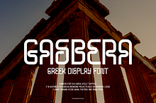 Gasbera - Greek Typeface Font