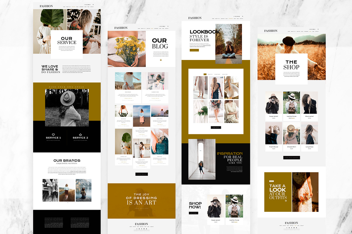 Fashion | Elementor Template Kit, an UI Kit Template by Touringxx Creative Studio (Photo 3 of 5)