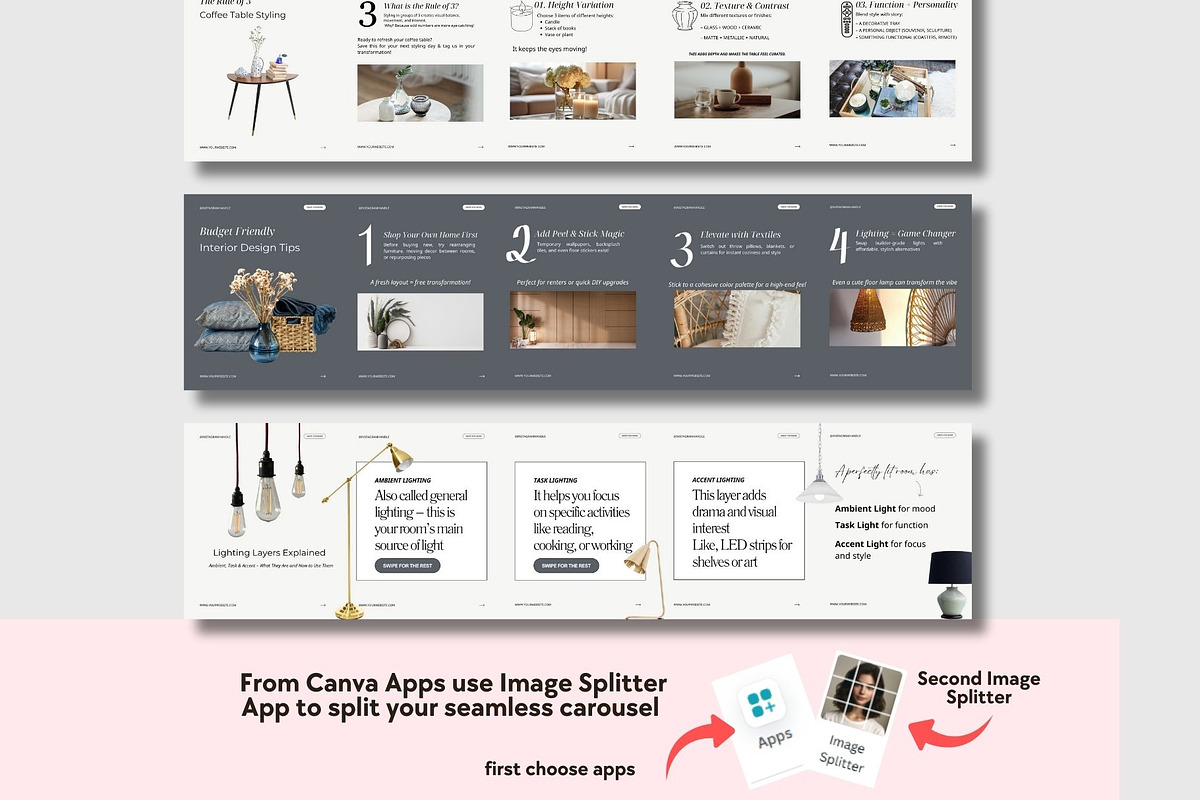 Interior Design Social Media Content preview 3