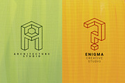 Volume Font and Vector Two Styles, a Font by creativebythesea (Thumbnail 6 of 6)
