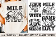 Man I Love Fall Svg,Game Day Svg, a Sport Illustration by Libby Wishes (Thumbnail 1 of 4)