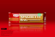 Glossy Spaghetti Pasta Bag Mockup, a Packaging Mockup by Reformer Mockup (Thumbnail 1 of 4)