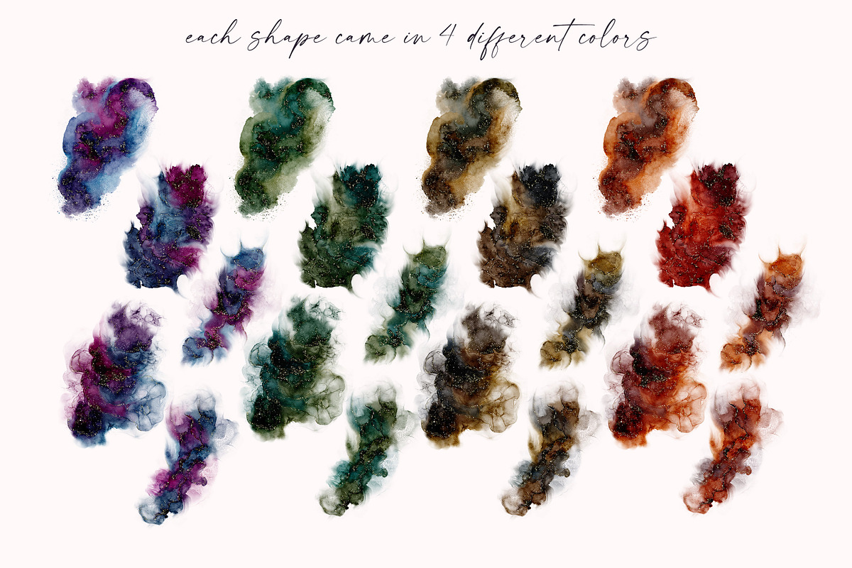Fluid ink collection, a Texture Graphic by Mona Ahmed (Photo 3 of 14)
