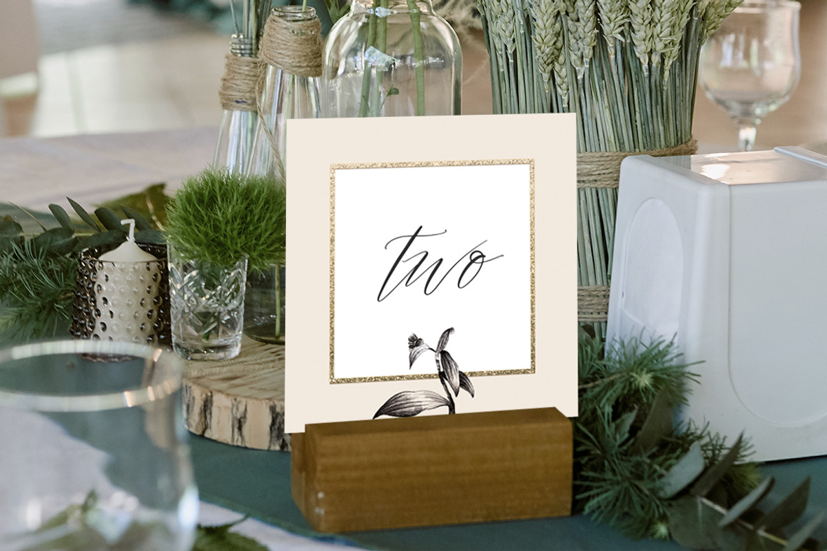 Nude Style Wedding Seating Plan Set, a Print Template by McLittle Stock (Photo 5 of 6)
