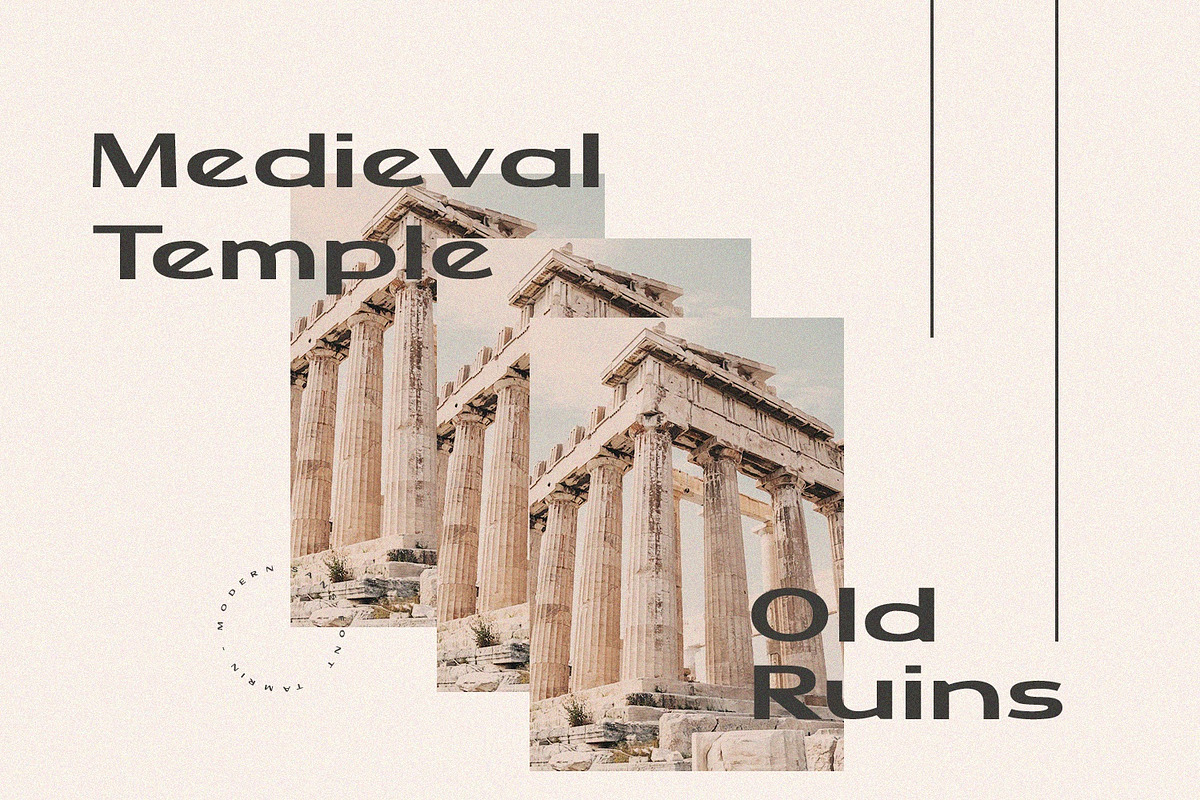 TAMRIN - Modern Sans Font, a Sans Serif Font by Graphicfresh (Photo 3 of 11)