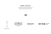 40 MNIML LOGOS | Free Fonts Included, a Branding & Logo Template by Modus Prime (Thumbnail 8 of 8)