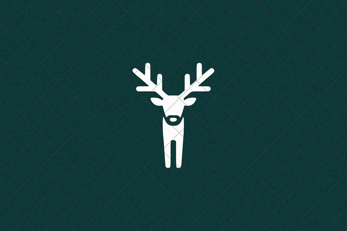 Minimalist Deer Icon, an Animal Illustration by Vectorium Studio (Photo 3 of 4)