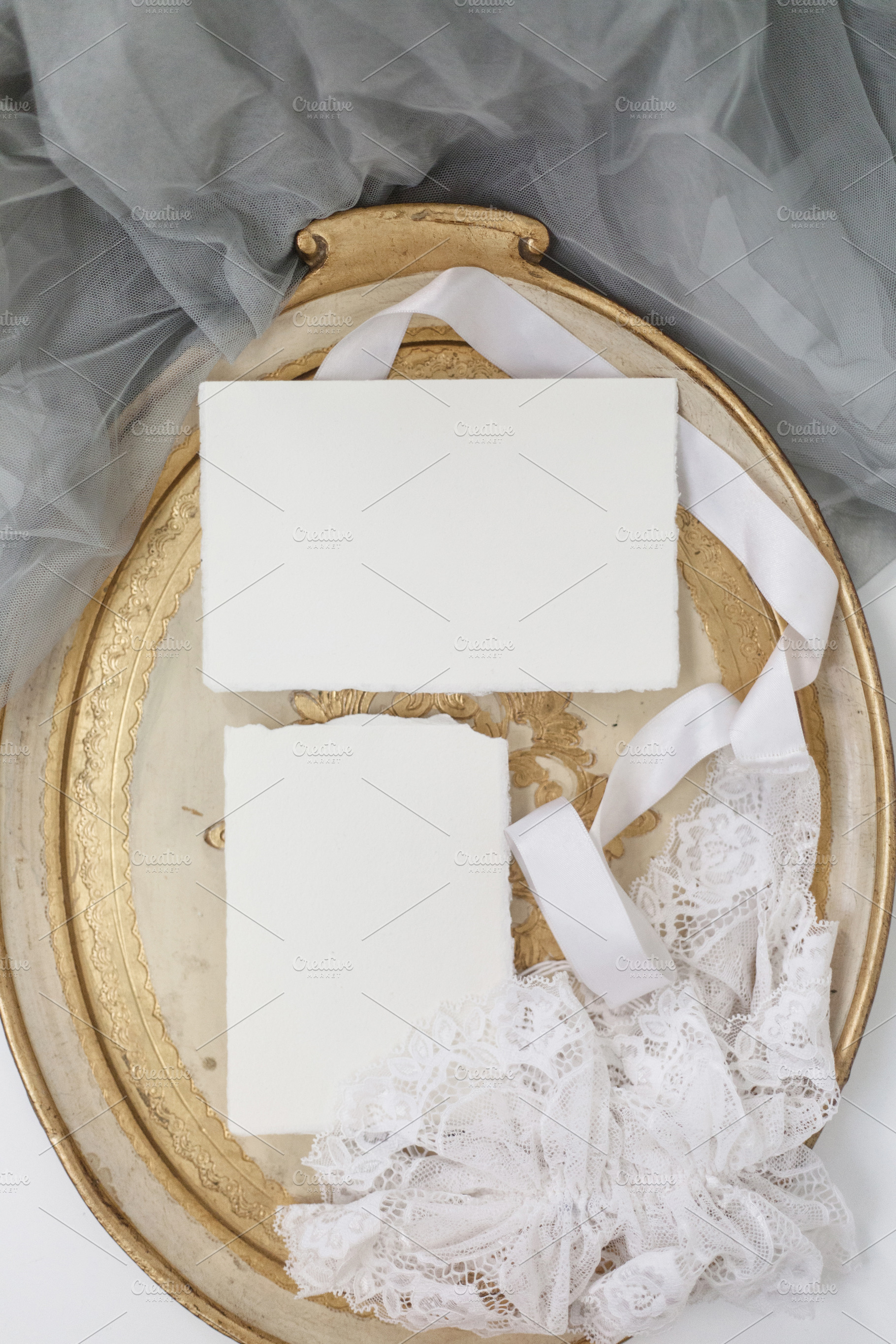 Vintage Wedding Stationery Mock Up, an Arts & Entertainment Photo by Wonderland Styled Stock