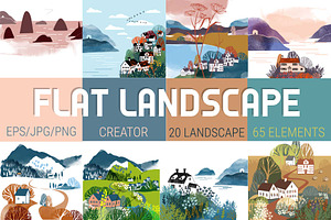 Flat landscape creator