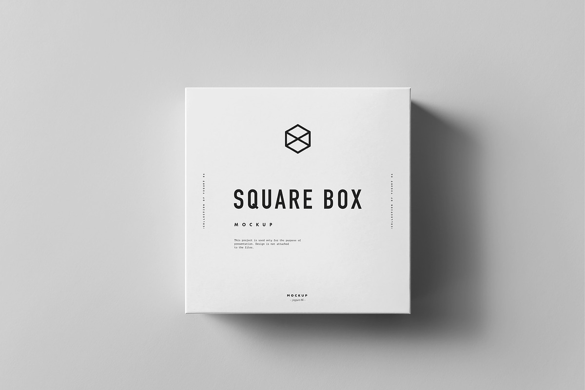 Square Shoe Box Mock-up, a Packaging Mockup by Yogurt86 (Photo 5 of 7)
