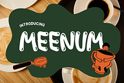 Meenum, a Sans Serif Font by Pinisi ART (Thumbnail 1 of 10)