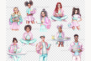 Back To School Clipart, a Person Illustration by GlamArtZhanna (Thumbnail 8 of 8)