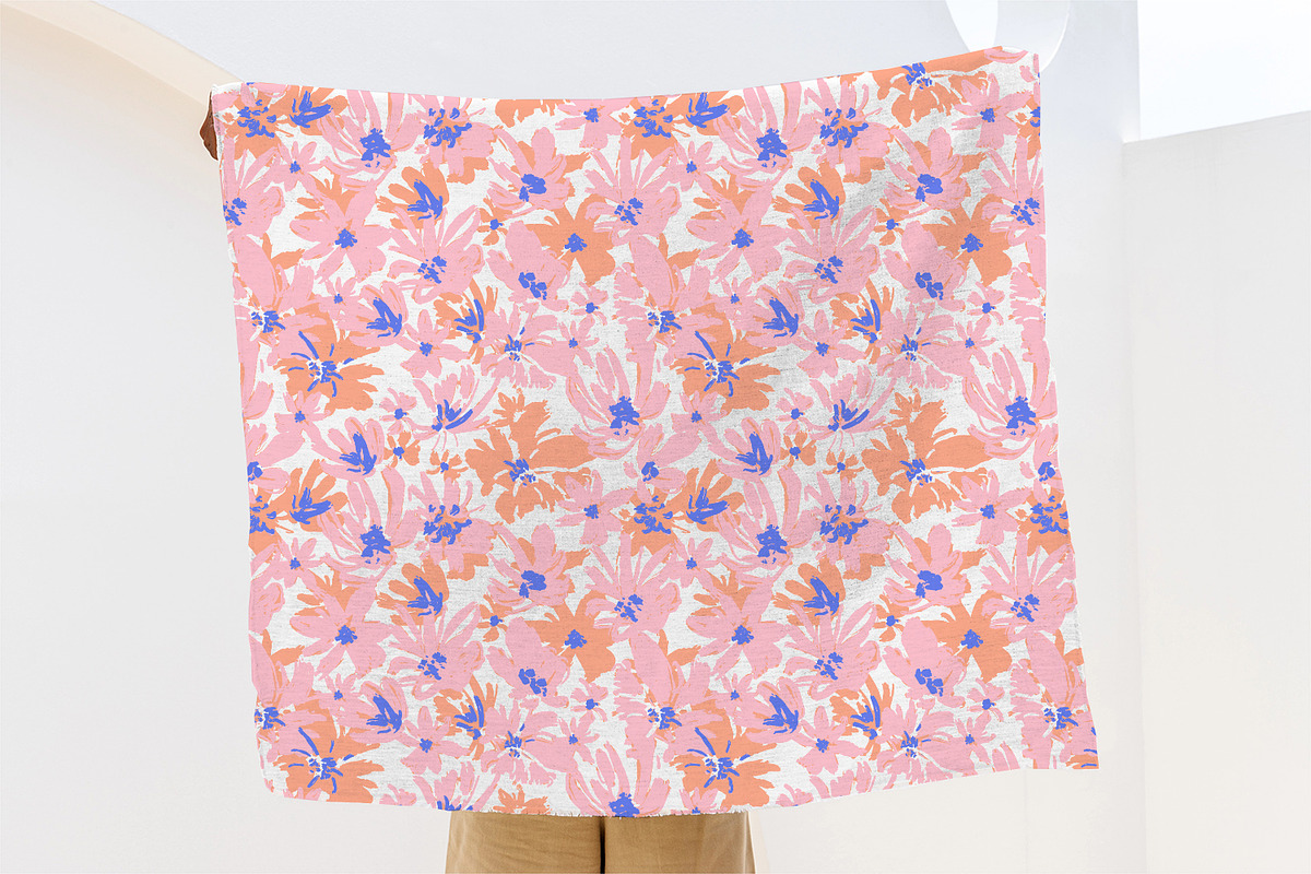 Summer Pink Flowers, a Pattern Graphic by MalyskaStudio (Photo 11 of 14)