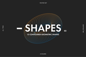 Contoured Vector Geometric Shapes