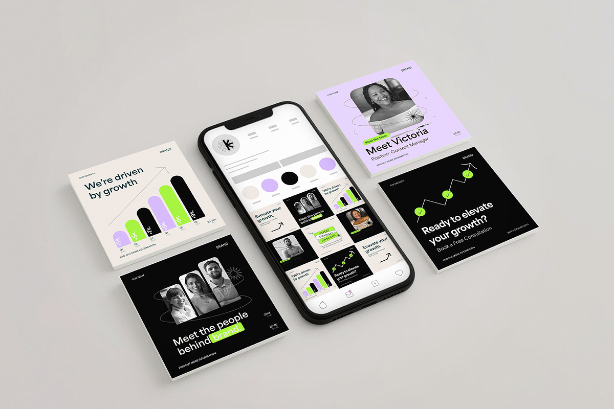 Social Media Mockup, an iPhone Mockup by wavebreak