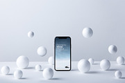 Phone Winter Mockup Set, a Product Mockup by Mockura (Thumbnail 3 of 6)