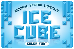 Ice Cube Color Font