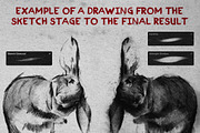 Charcoal Brushes For Procreate, a Brush Add-On by Easy Procreate (Thumbnail 4 of 8)
