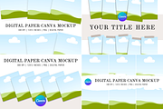 Digital Paper Canva Mockup, a Templates & Theme by Snapybiz (Thumbnail 3 of 6)