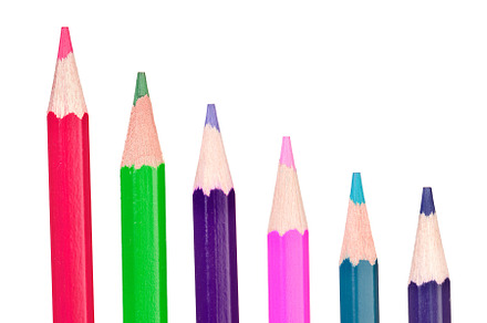 Colored pencils row, a School & Education Photo by José Manuel Gelpi