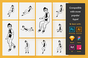Character Set V04 Aliv, an Illustration by Weirdsgn Store (Thumbnail 3 of 5)