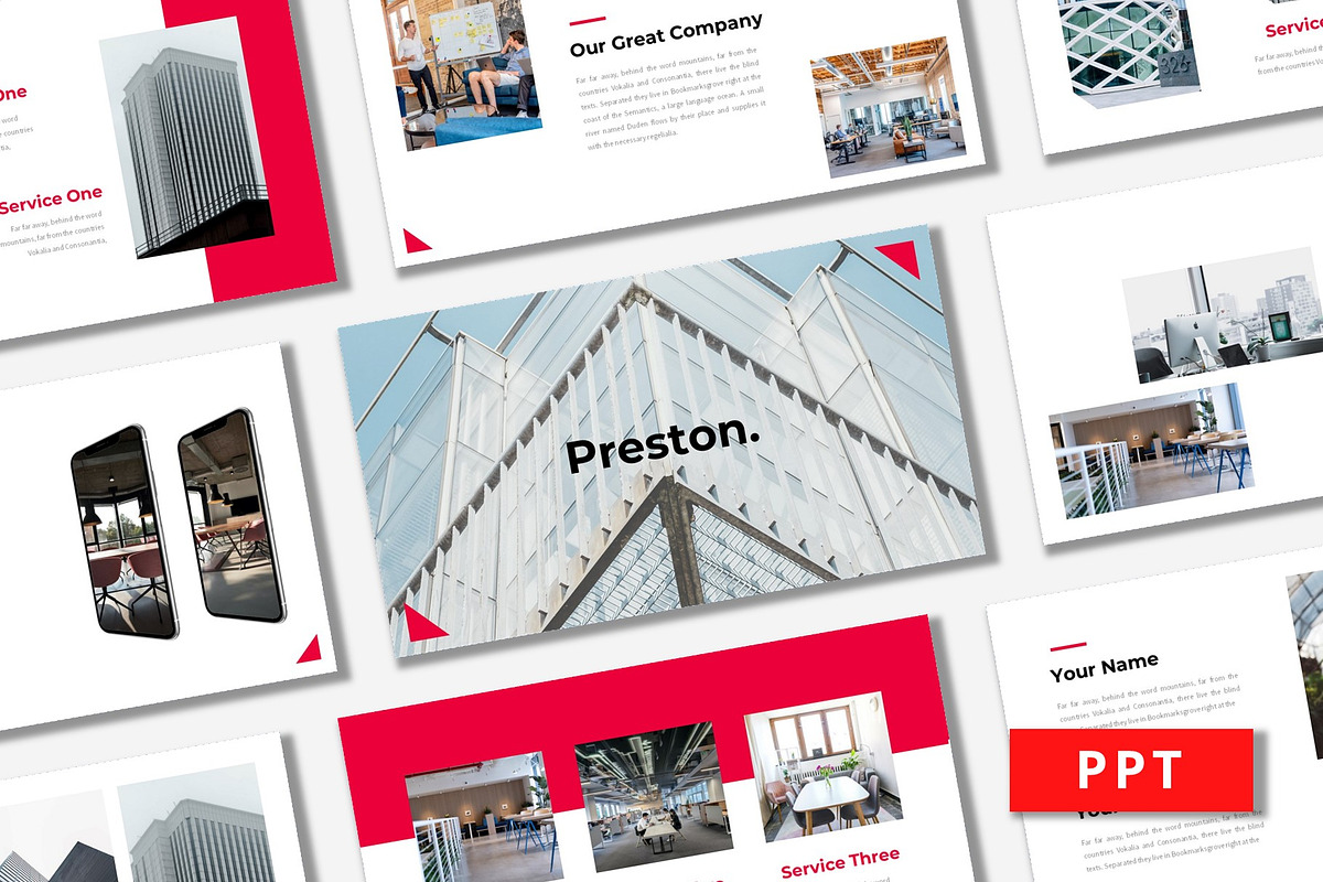 Preston - Powerpoint Template, a Presentation Template by Tumbuh Kerja (Photo 1 of 6)