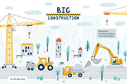 Big construction-Kids car collection, a Decorative Illustration by RinSo_art (Thumbnail 1 of 11)