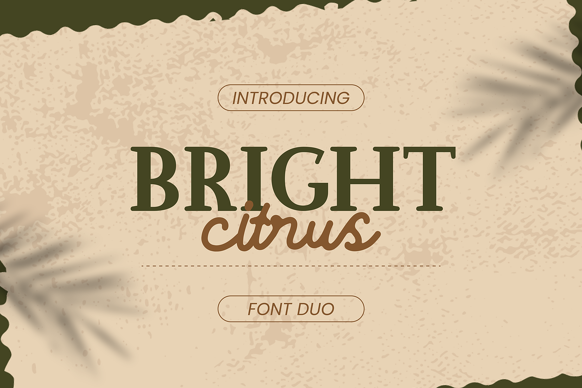 Bright Citrus - Luxury Font Duo, a Serif Font by Attype (Photo 1 of 10)