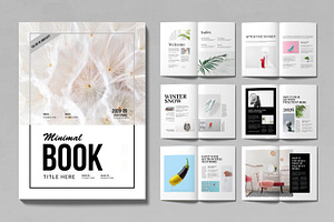 Book Title Name Here Layout, a Brochure Template by MightyDesign