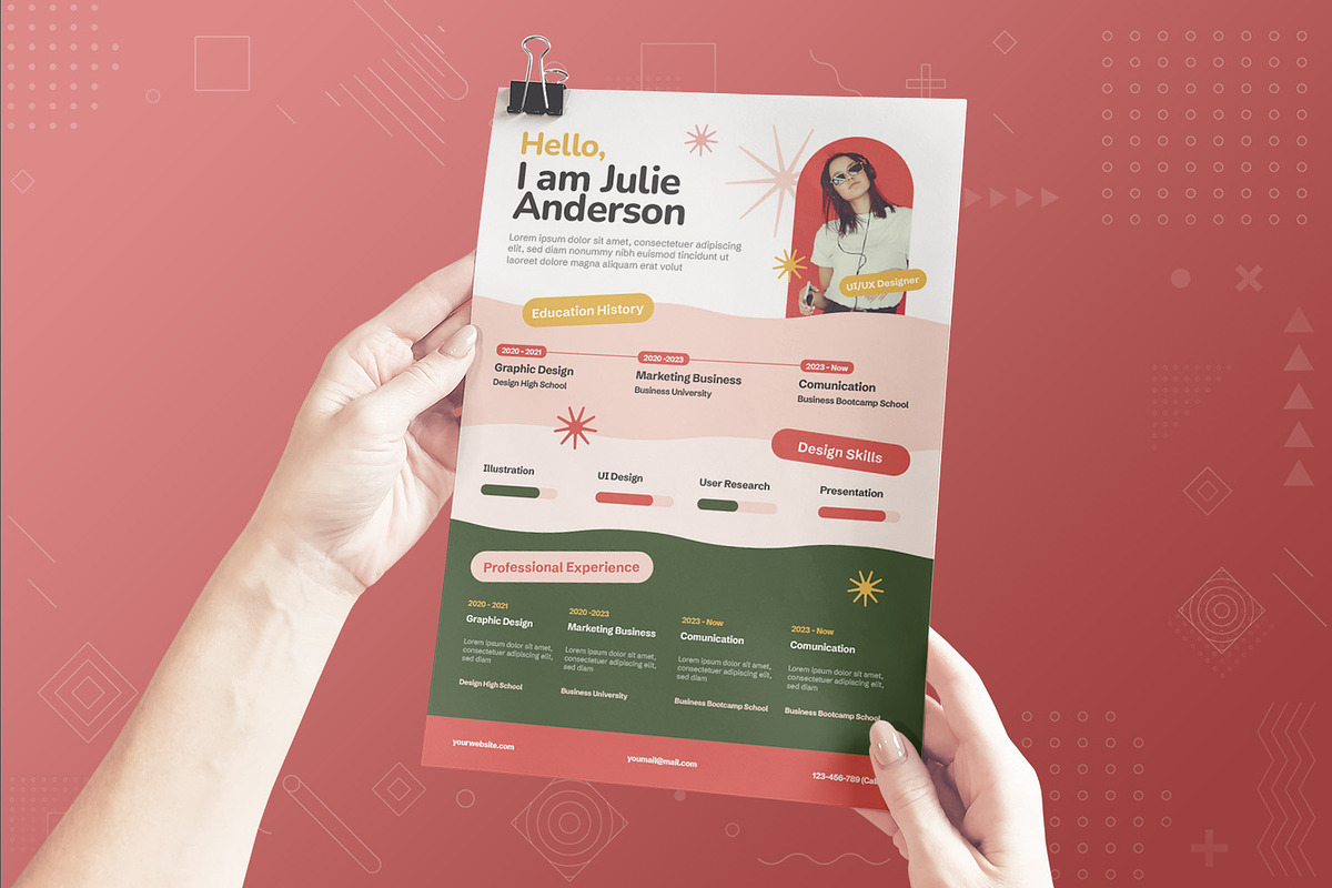 Fun Tech Resume, a Resume Template by Fannan Studio (Photo 2 of 2)