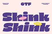 Shink - Heavy Display Typeface, a Sans Serif Font by Comactype Foundry (Thumbnail 12 of 12)