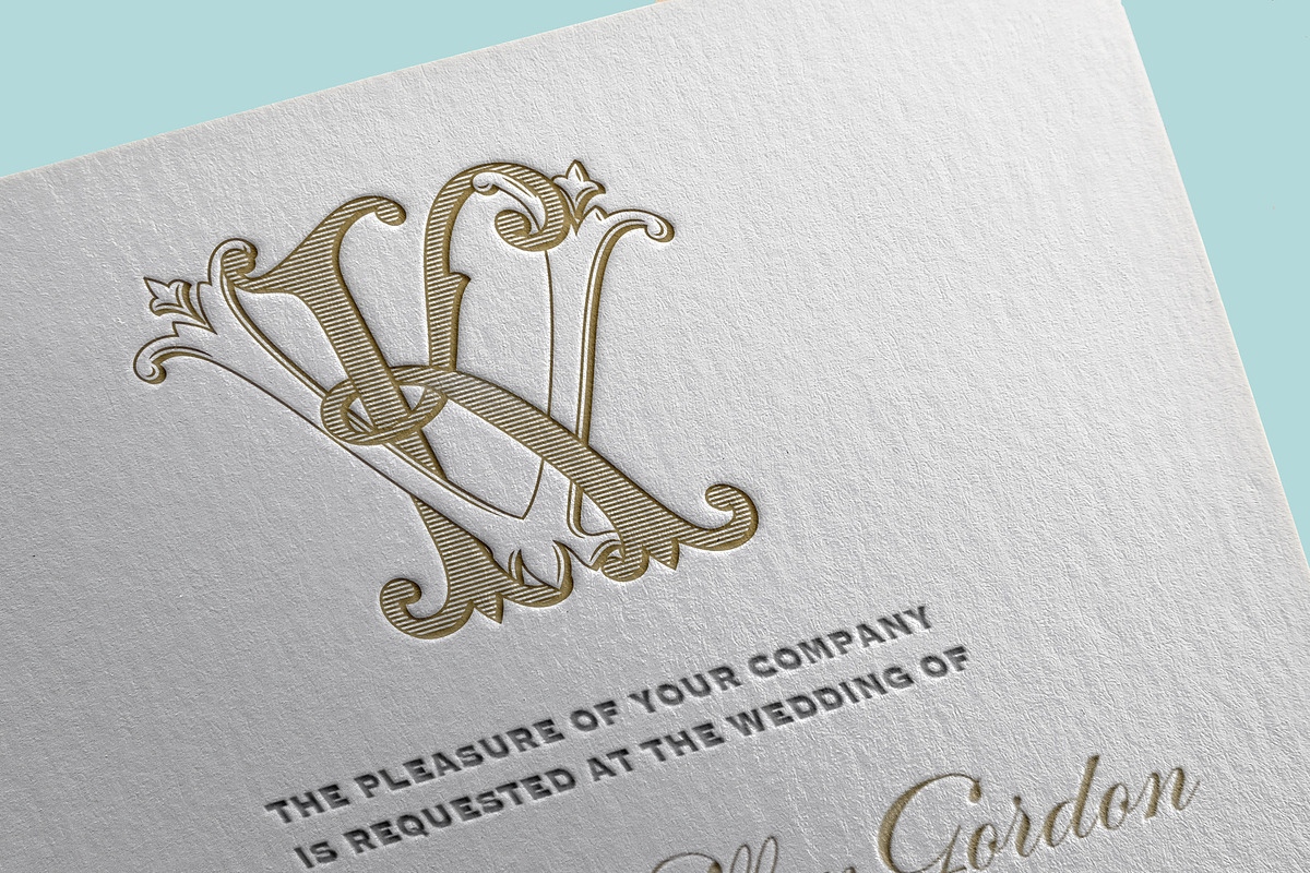 KV Monogram VK Monogram, a Branding & Logo Template by Shuler Studio (Photo 4 of 6)