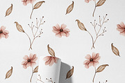 Watercolor Boho Fall Dusty Rose Set, a Decorative Illustration by Carol Lozove (Thumbnail 62 of 74)