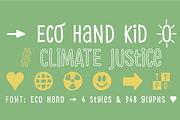 FONT | Eco Hand Kid, a Sans Serif Font by Typo Graphic Design (Thumbnail 4 of 6)