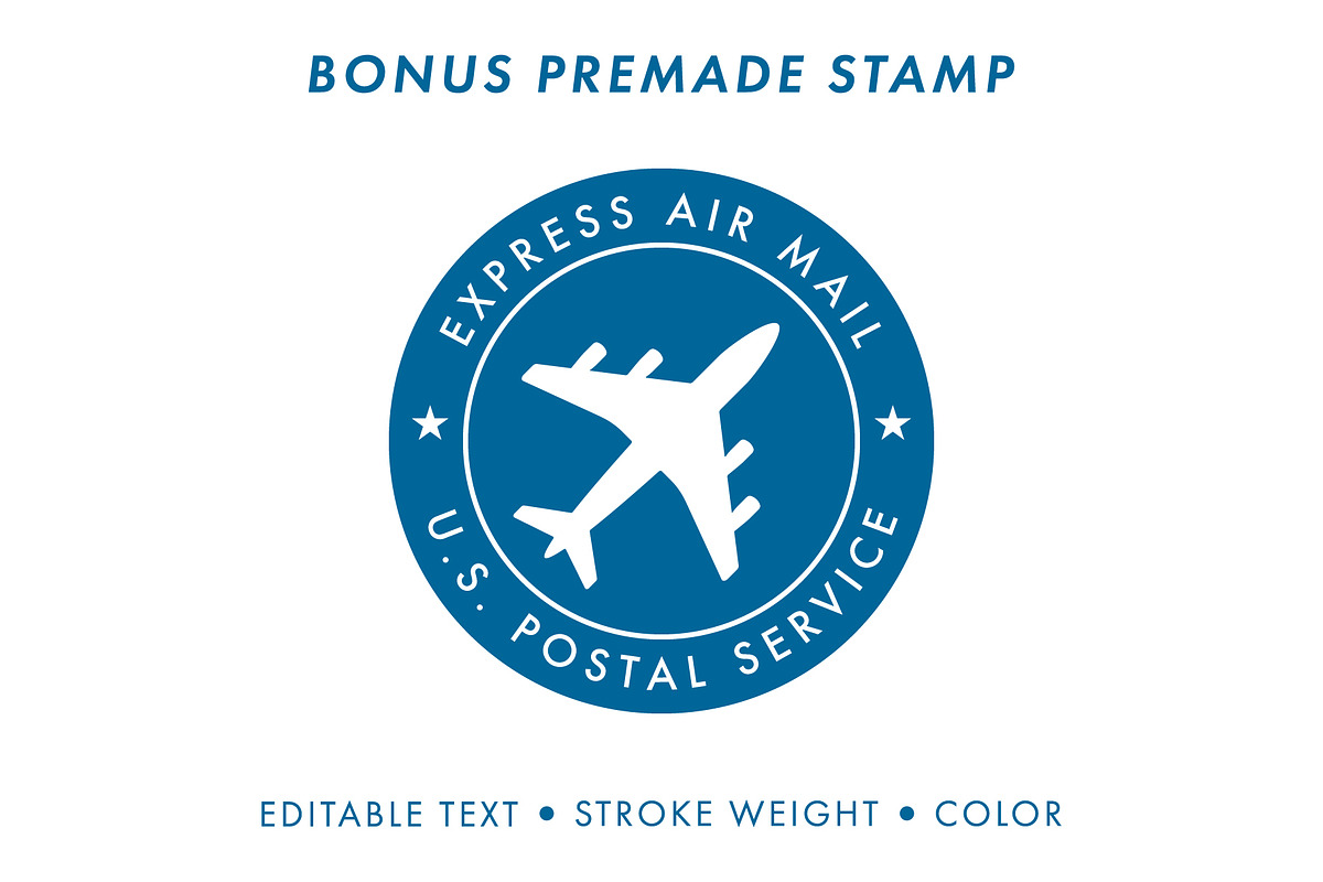 Postage Stamp Template Set (Updated), an Object Graphic by Krafti Lab (Photo 10 of 14)