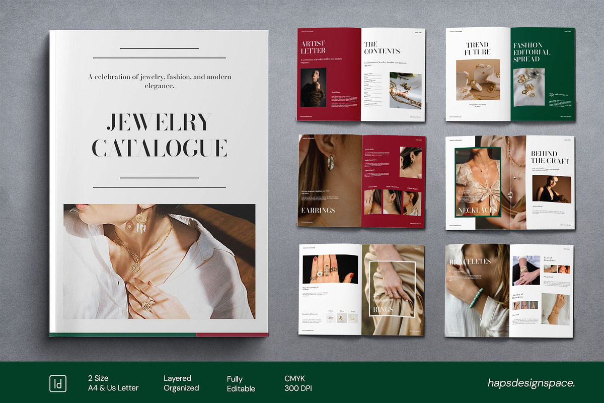 Jewelry Product Catalog, a Magazine Template by Haps Space (Photo 1 of 8)