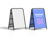 Signboard Mockup, an Advertising Mockup by GraphicsPixel (Thumbnail 2 of 6)
