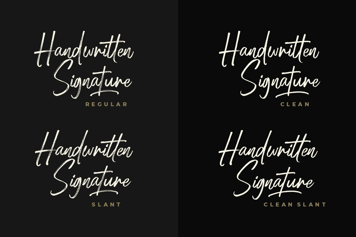 Holingston - Handwritten Brush Font, a Script Font by HansCo Studio (Photo 6 of 11)