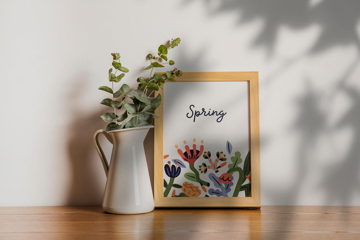 Floral cards, posters, banners set, a Decorative Illustration by Good Studio (Photo 6 of 9)