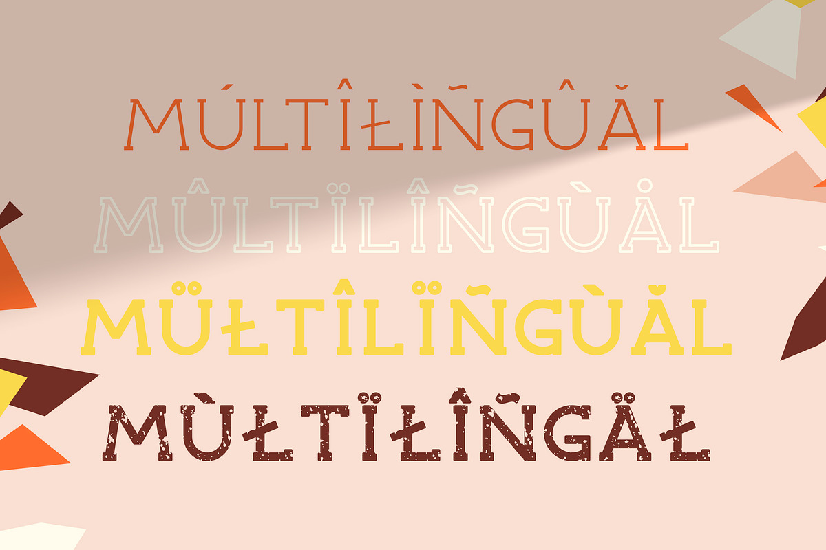 ABSTRACT - Fresh Serif Font Family preview 4