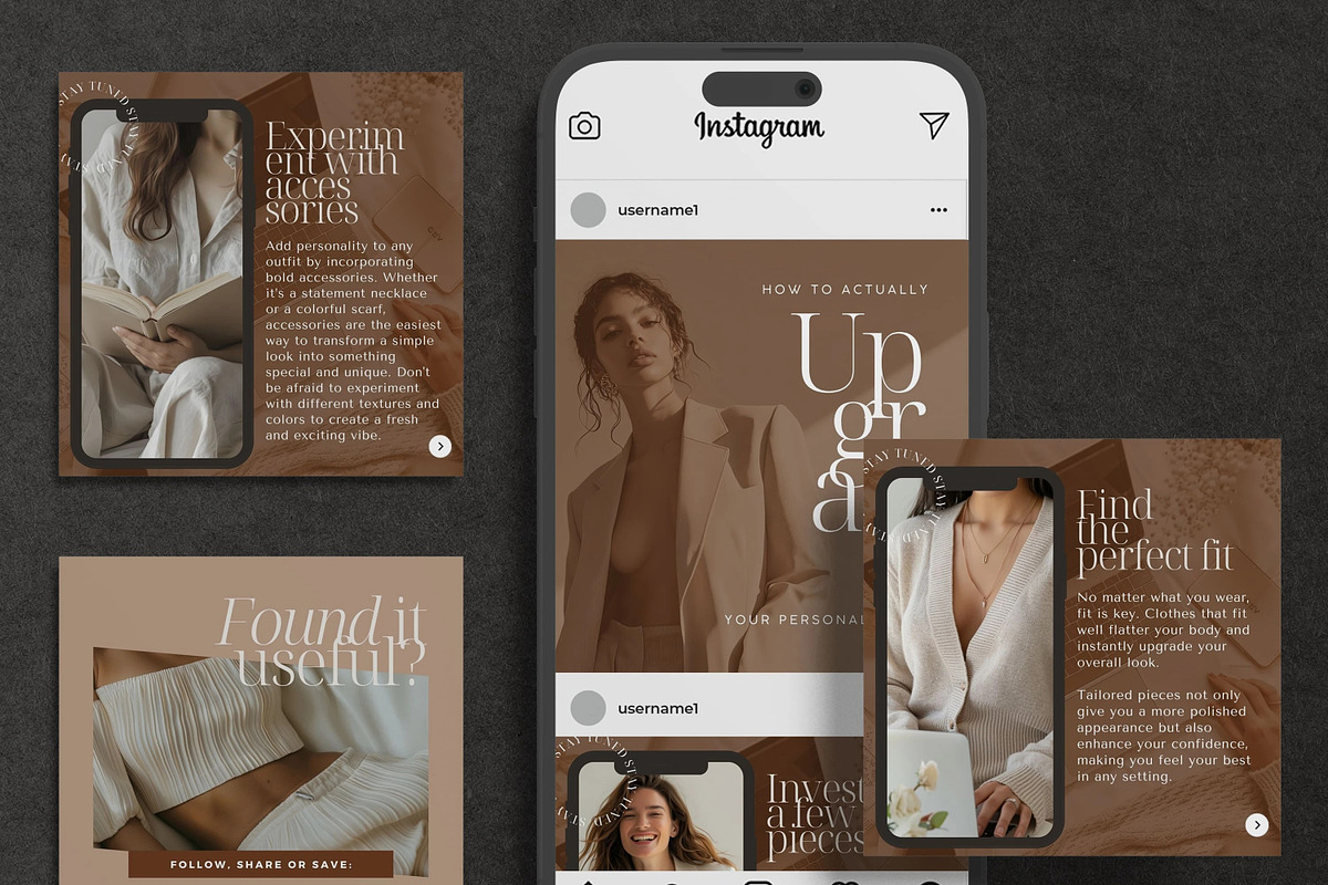 Ecommerce Instagram Templates, a Social Media Template by SwitzerShop (Photo 3 of 6)