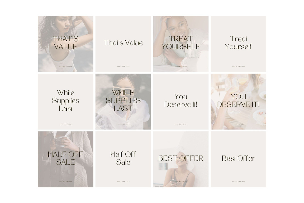 Instagram Sales Phrase Templates, a Social Media Template by Keikoya (Photo 10 of 14)