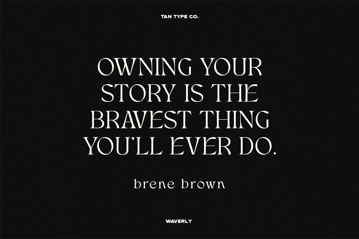 TAN - WAVERLY, a Serif Font by TanType (Photo 16 of 22)
