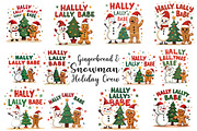 Gingerbread & Snowman Holiday Crew, an Object Graphic by Designs_River (Thumbnail 1 of 12)