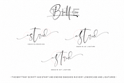 The Brittany / Font Trio, a Script Font by Sronstudio (Thumbnail 17 of 19)