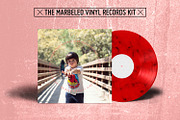 20 Marbled Vinyl Records - Mockup, a Product Mockup by this is awsm (Thumbnail 15 of 23)