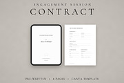 Engagement Session Contract, a Stationery Template by Cagdas Yoldas (Thumbnail 2 of 8)