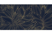 Flowers and Leaves Line Luxury Art, a Pattern Graphic by Marylia (Thumbnail 23 of 27)